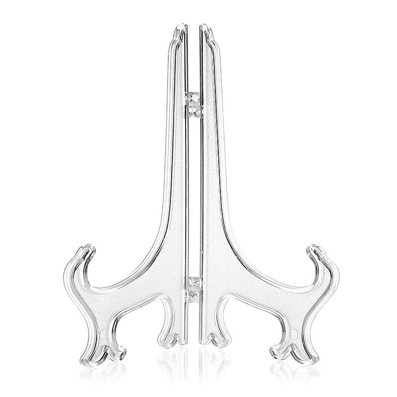 Folding Plate Stand for Upright Ceramic Plate Display