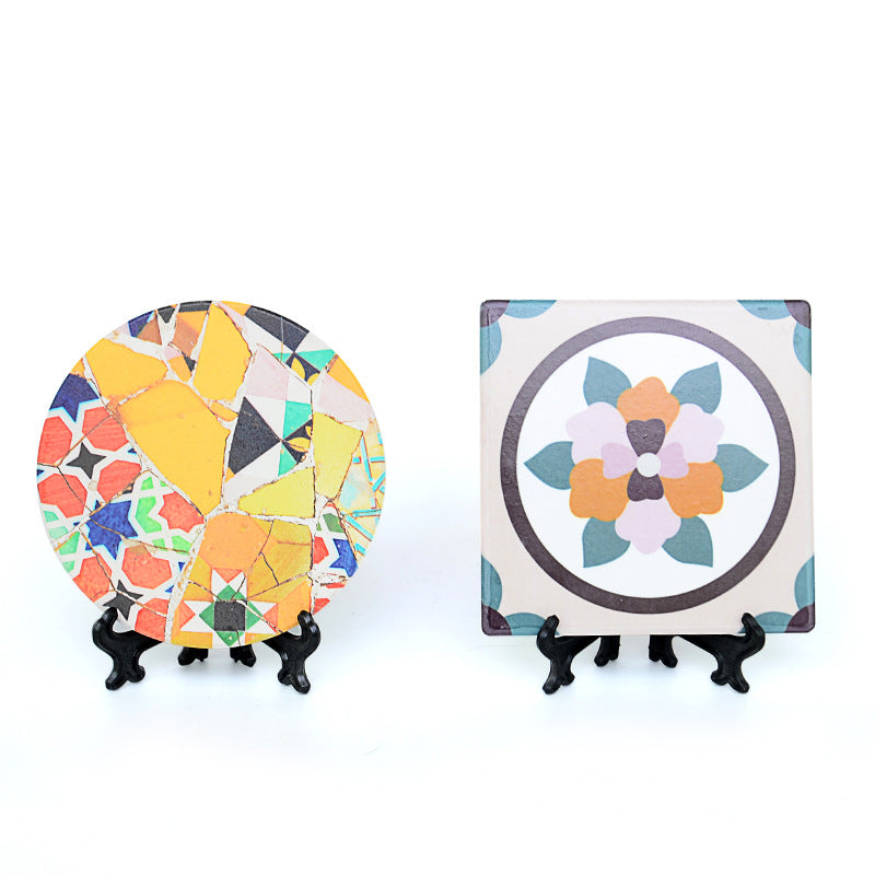 Folding Plate Stand for Upright Ceramic Plate Display