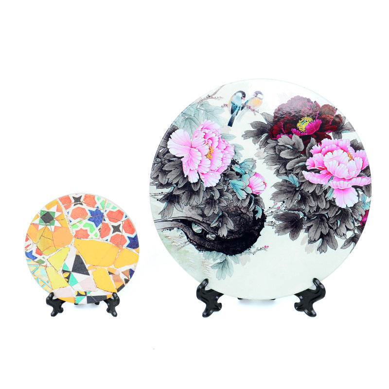 Folding Plate Stand for Upright Ceramic Plate Display