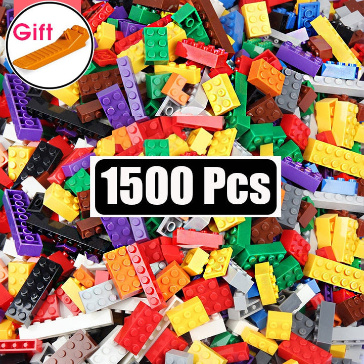 Building Blocks Set: 1500 Pieces for Creative Play