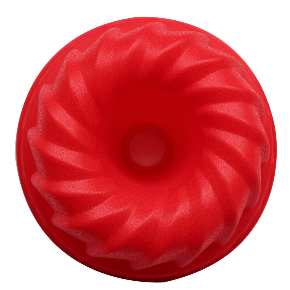 Spiral Silicone Bundt Cake Mold for Show-Stopping Cakes