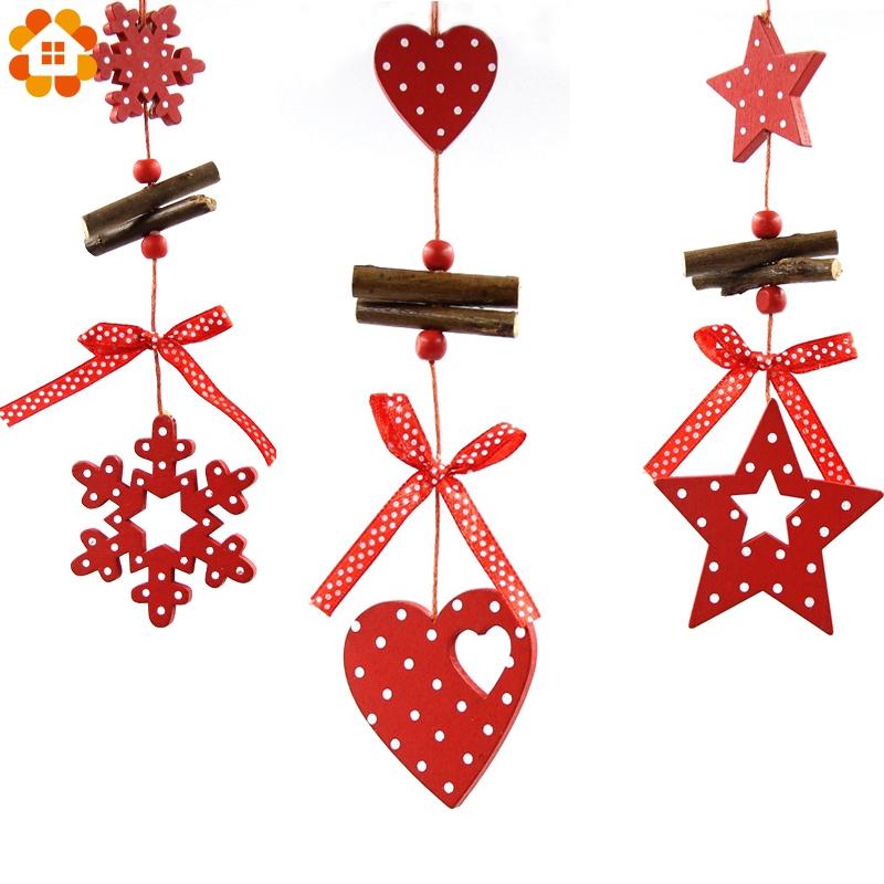 Wooden Christmas Ornaments for Rustic Holiday Decor