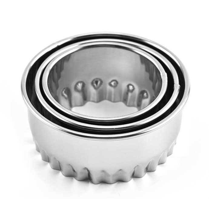 Stainless Steel Dumpling Press Maker with Wrapper Cutter