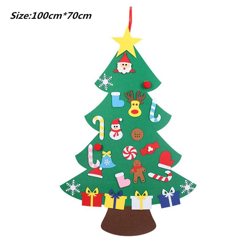 Felt Christmas Tree Wall Decor Kids Can Decorate Themselves