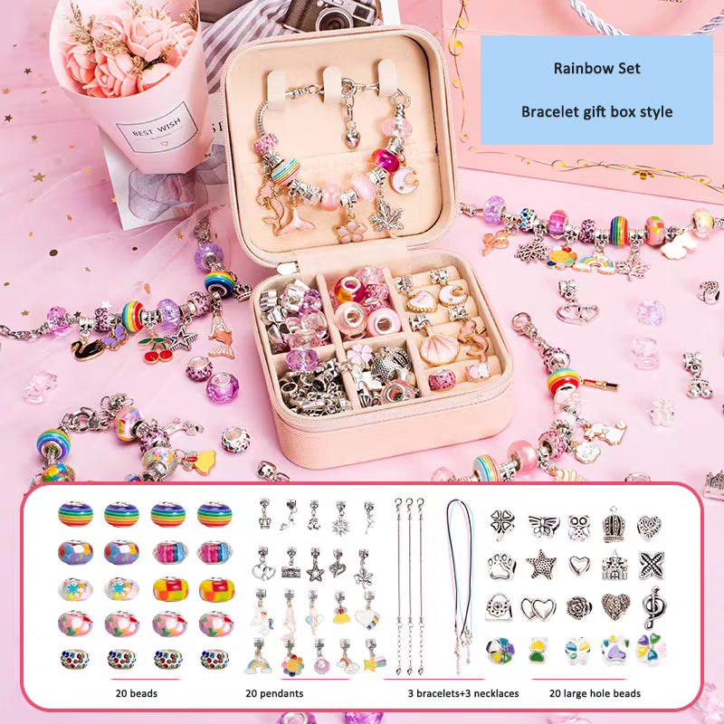 DIY Bead Bracelet Kit for Kids, Screen-Free Creative Fun