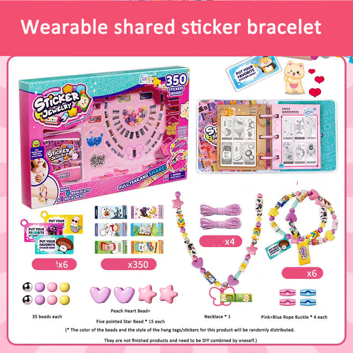 DIY Bead Bracelet Kit for Kids, Screen-Free Creative Fun