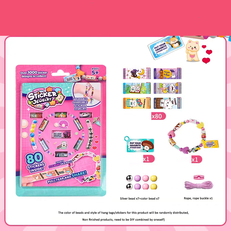 DIY Bead Bracelet Kit for Kids, Screen-Free Creative Fun