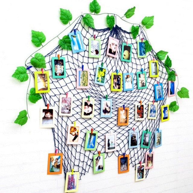 Hanging Photo Display Net for Personalized Wall Decor