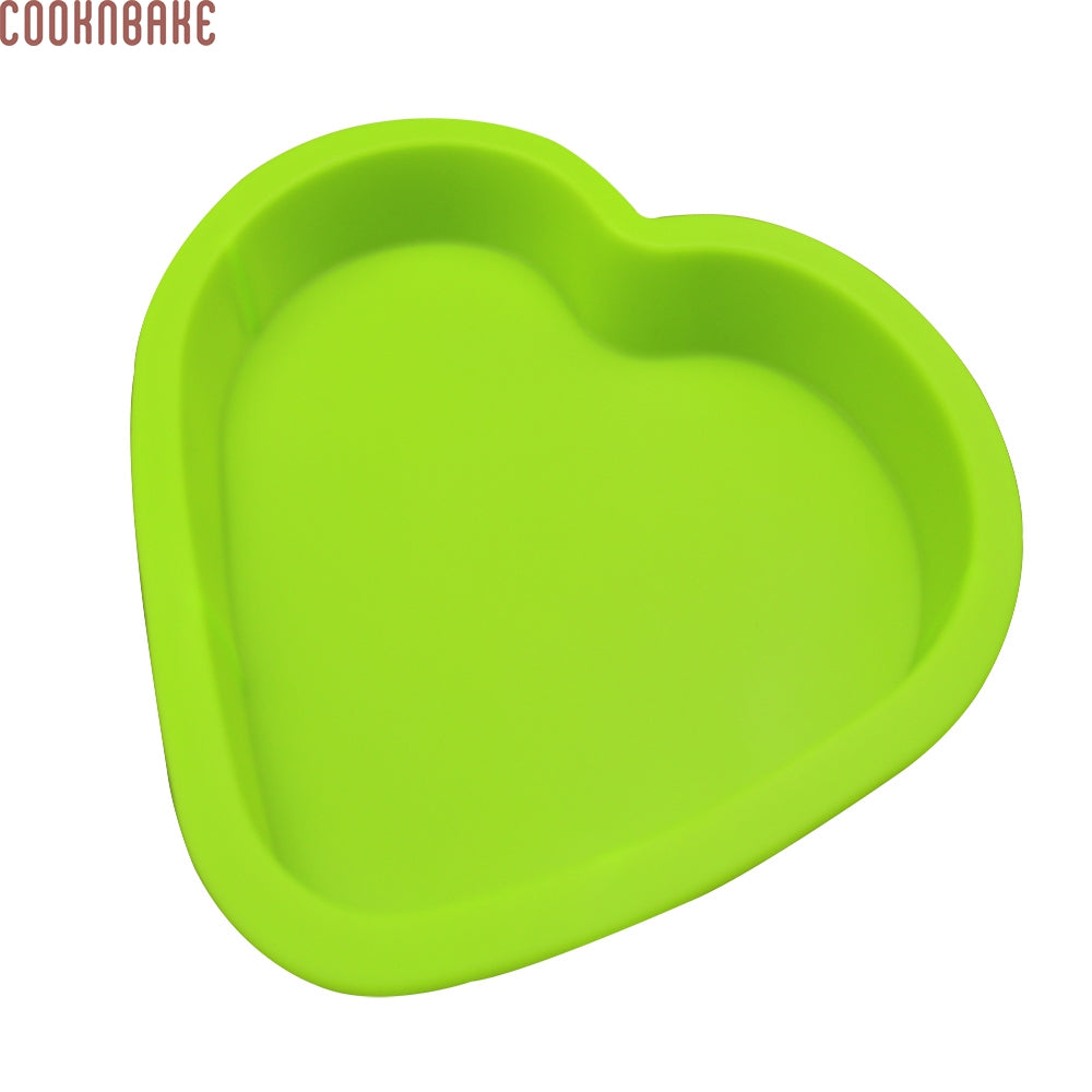 Heart Shaped Silicone Pizza Mold, 28 cm, Easy Release