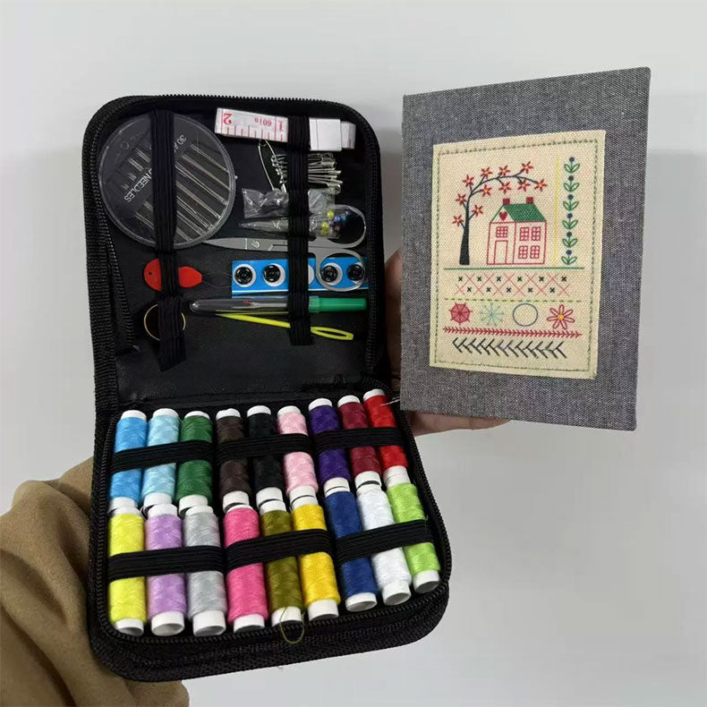 Embroidery Sewing Book Kit for Portable Stitch Practice