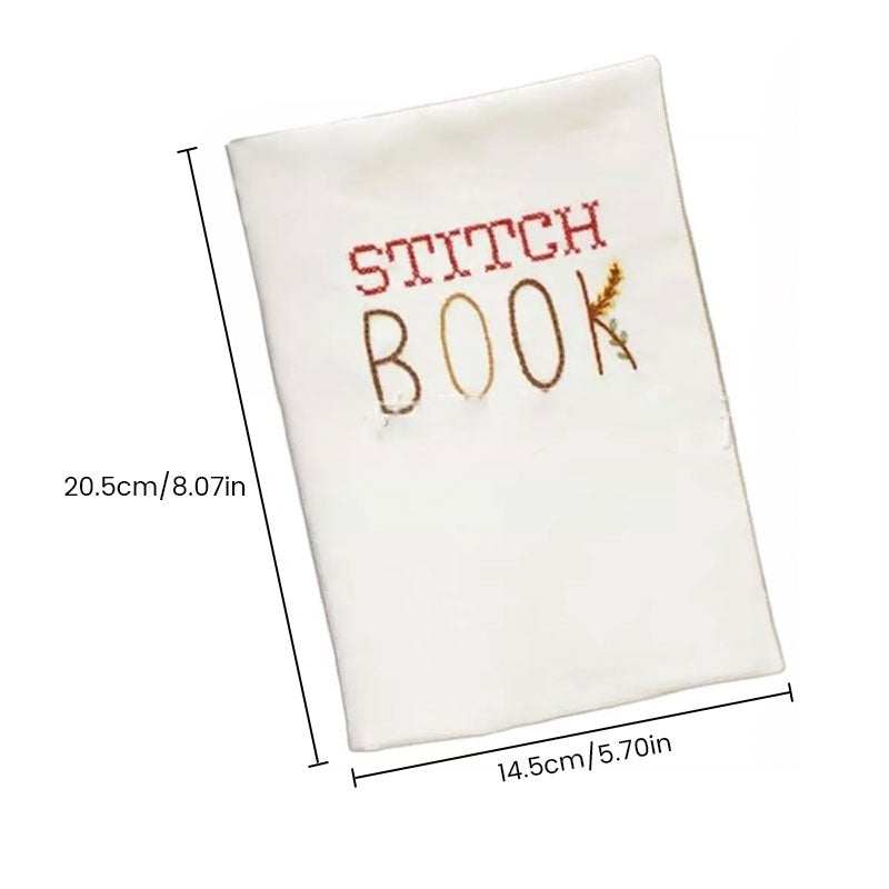 Embroidery Sewing Book Kit for Portable Stitch Practice
