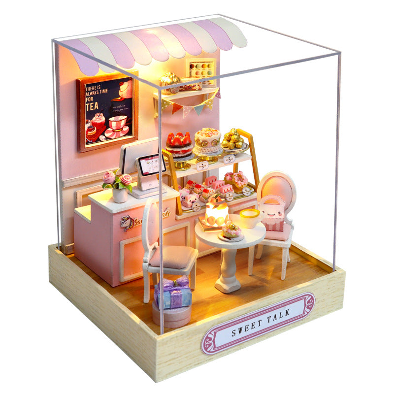 DIY Miniature House Kit for Enchanting Shelf Decor