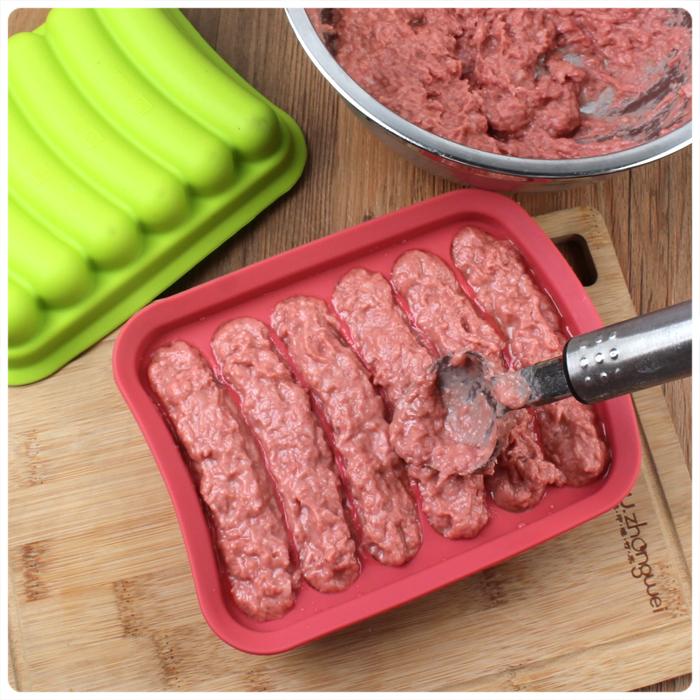 Silicone Sausage Mold Maker for Six Homemade Links
