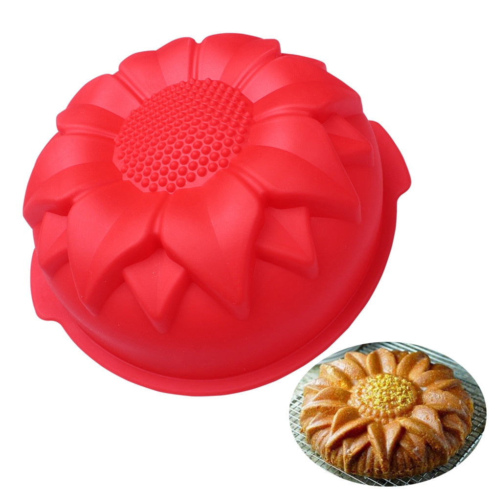 Sunflower Silicone Cake Mold for Show-Stopping Cakes