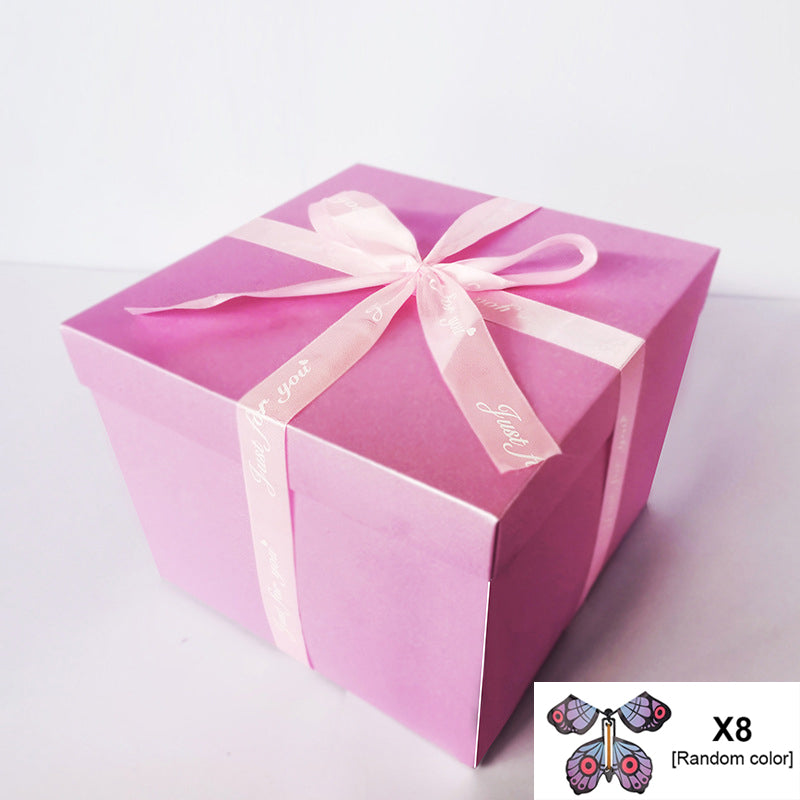Explosion Gift Box With Butterfly Surprise Reveal