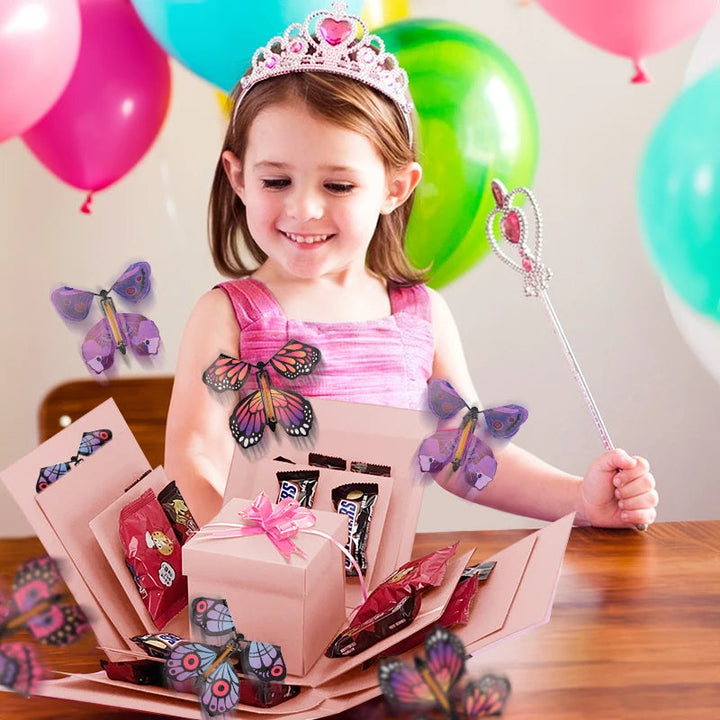 Explosion Gift Box With Butterfly Surprise Reveal