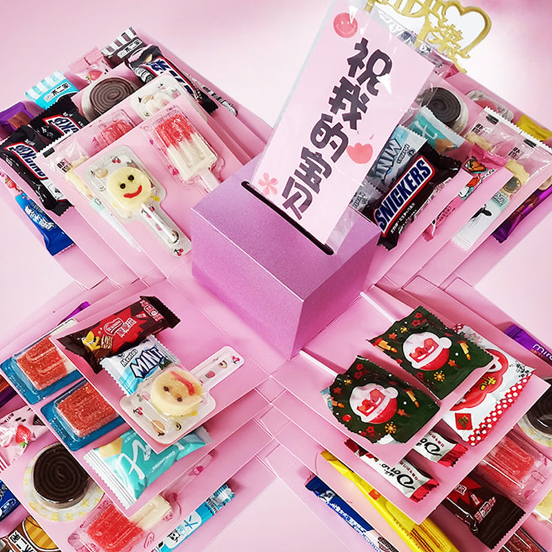 Explosion Gift Box With Butterfly Surprise Reveal