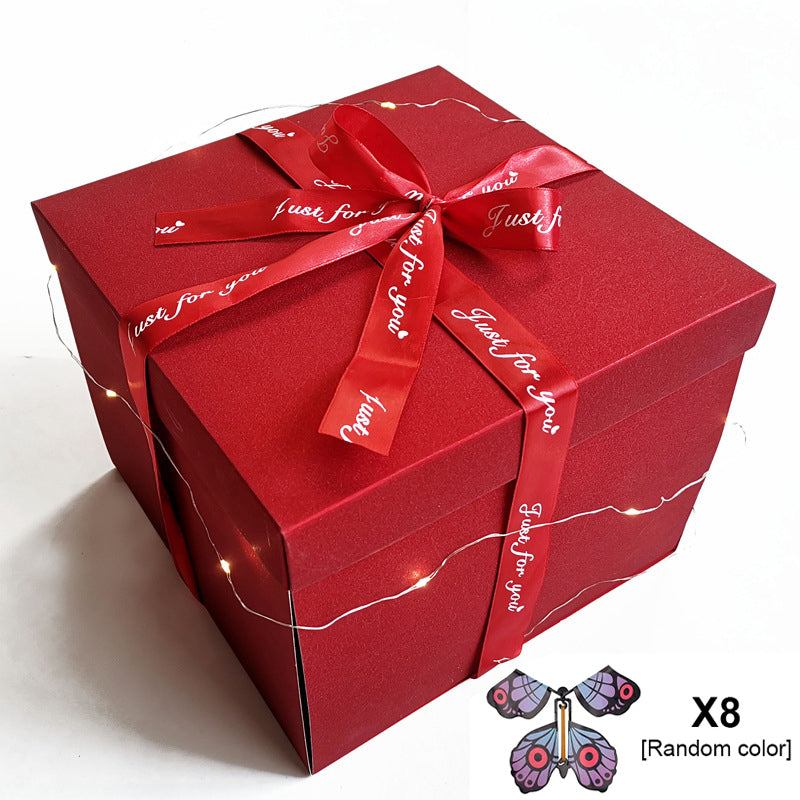 Explosion Gift Box With Butterfly Surprise Reveal