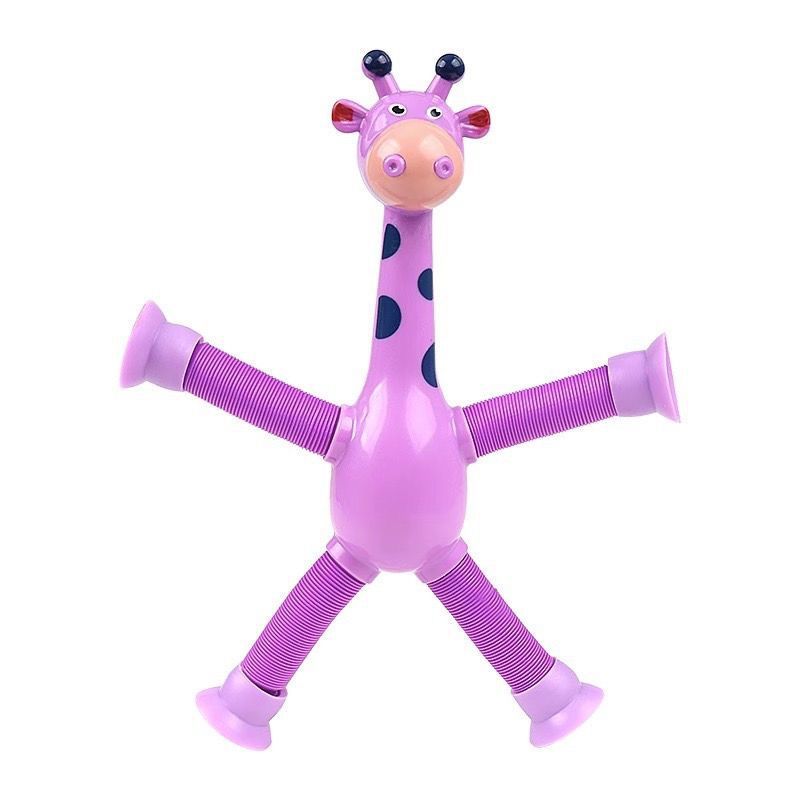 Giraffe Sensory Toy With Suction Cup Screen-Free Play