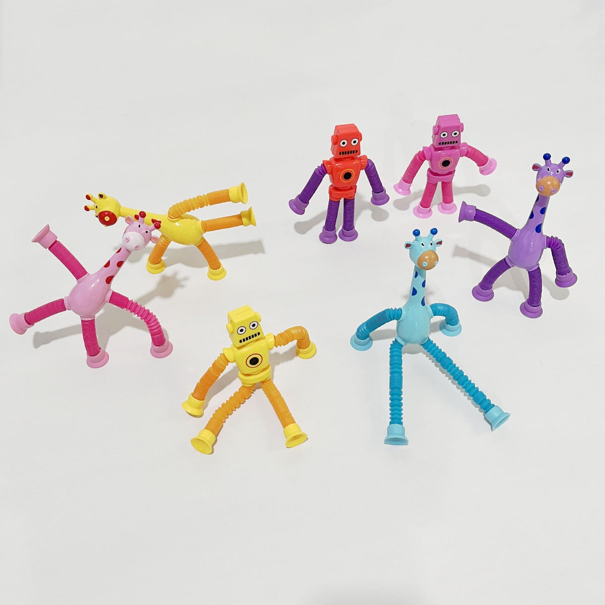 Giraffe Sensory Toy With Suction Cup Screen-Free Play