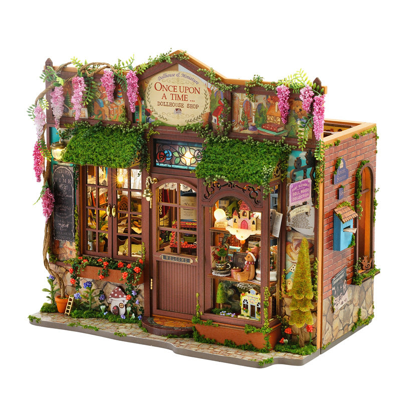 DIY Fairy-Tale Miniature House With Warm LED Lights