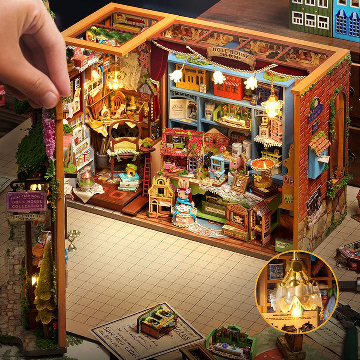 DIY Fairy-Tale Miniature House With Warm LED Lights