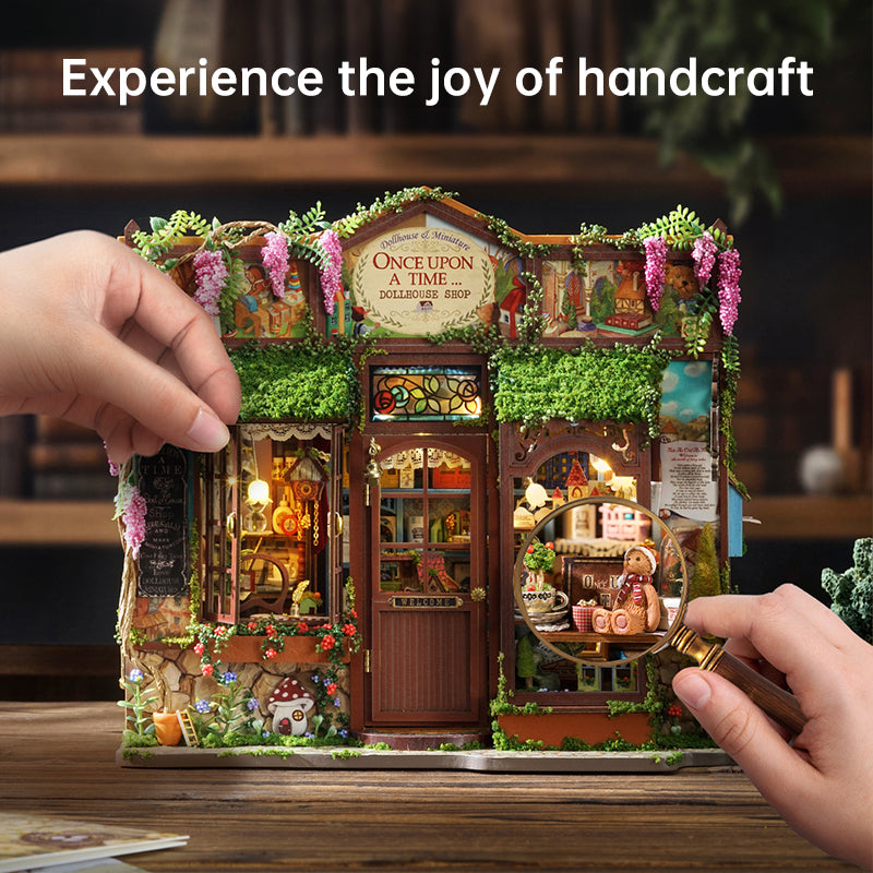 DIY Fairy-Tale Miniature House With Warm LED Lights