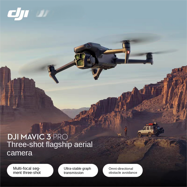 DJI Mavic 3 Pro Drone with Three Cameras and 43-Min Flight