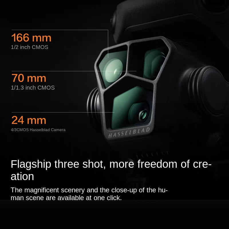 DJI Mavic 3 Pro Drone with Three Cameras and 43-Min Flight