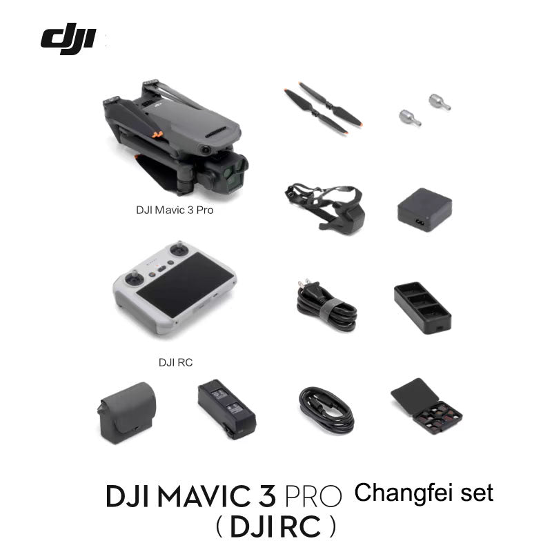 DJI Mavic 3 Pro Drone with Three Cameras and 43-Min Flight