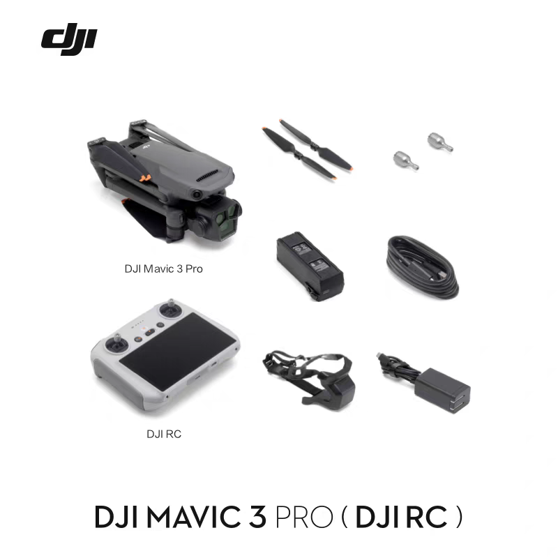 DJI Mavic 3 Pro Drone with Three Cameras and 43-Min Flight