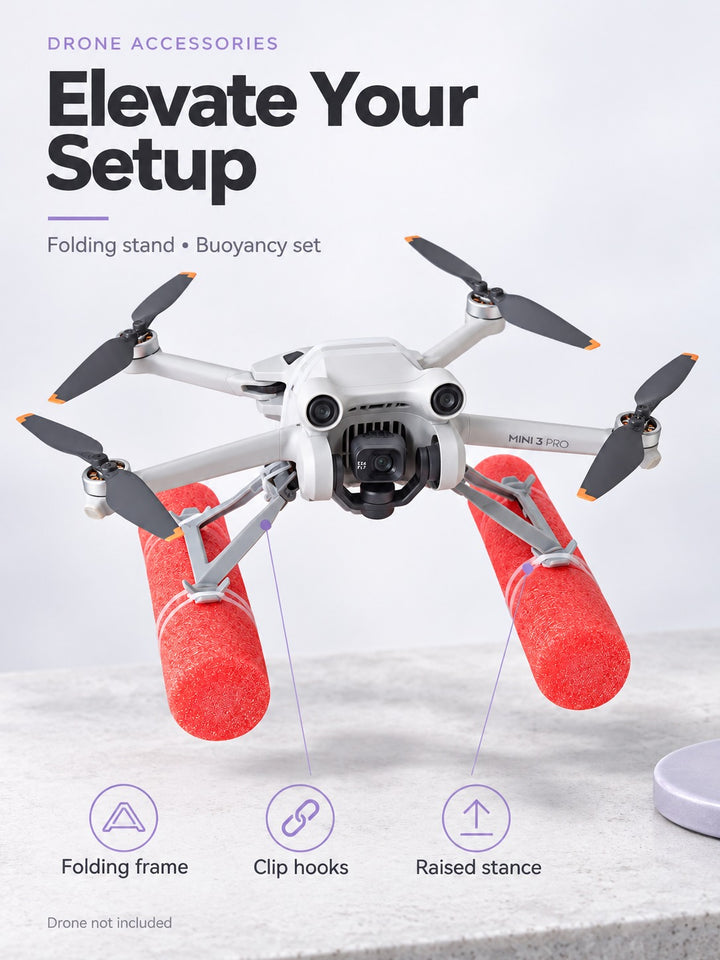 DJI Mini 3 Pro Buoyancy Bars: Float Your Drone on Water
