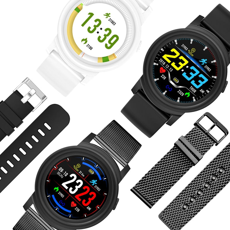 DK02 Round Smartwatch with Heart Rate & Sleep Tracking