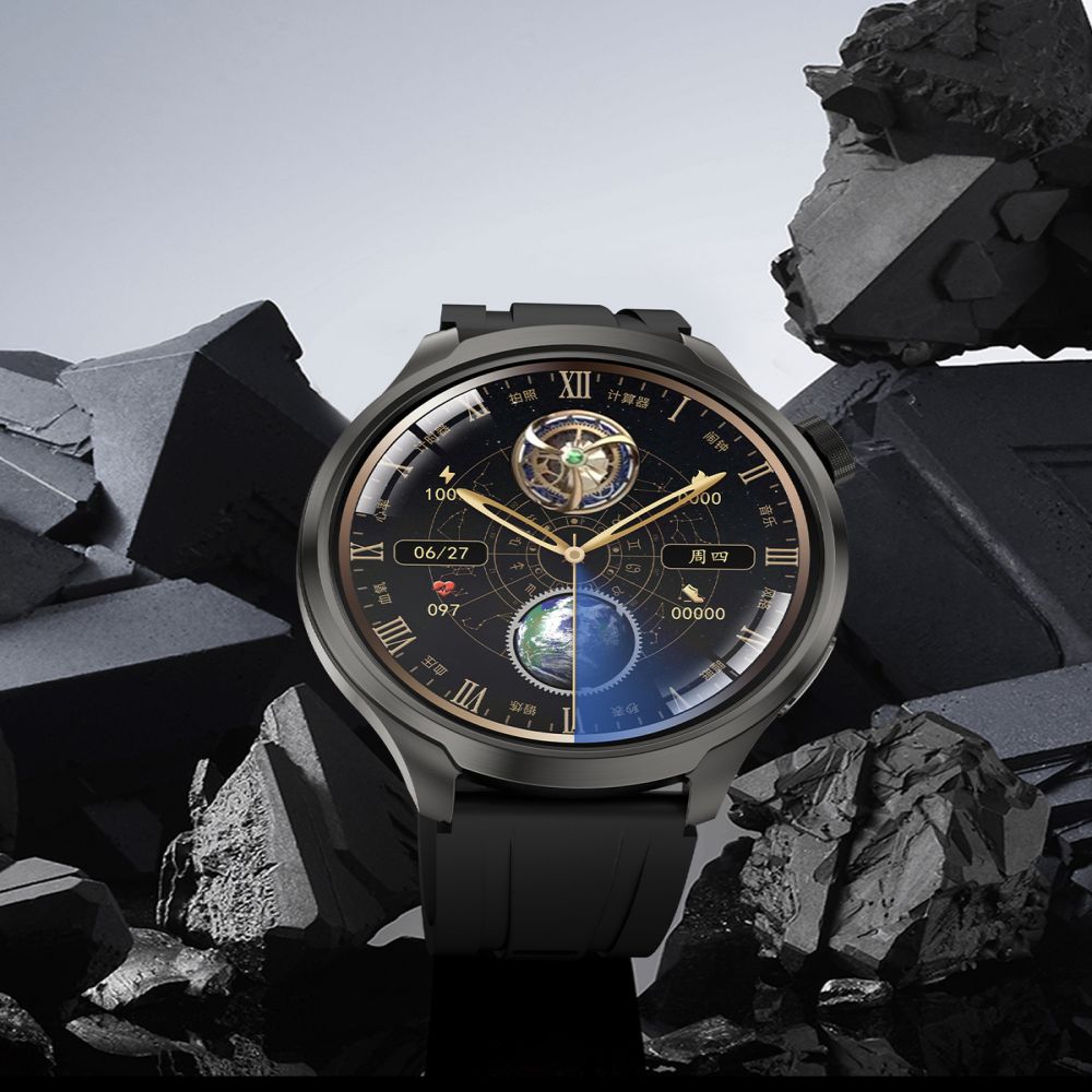 Multi-Sport Smartwatch with Heart Rate and Compass Tracking