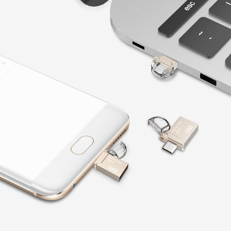 USB Flash Drive OTG Metal 32GB for Phone and Laptop