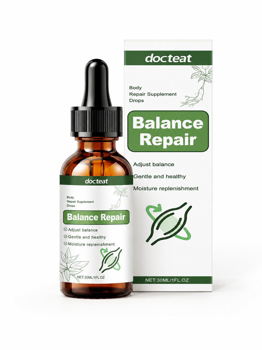 Herbal Leg & Muscle Fatigue Relief Drops | Docteat