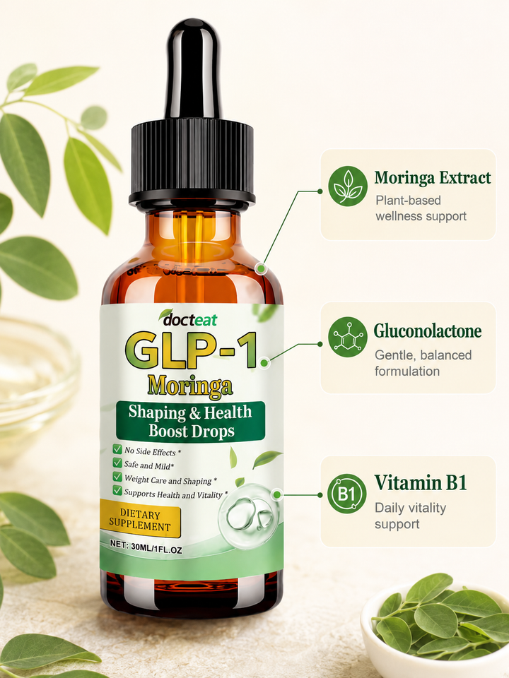 Moringa Weight Management Drops — Plant-Based, No Side Effects