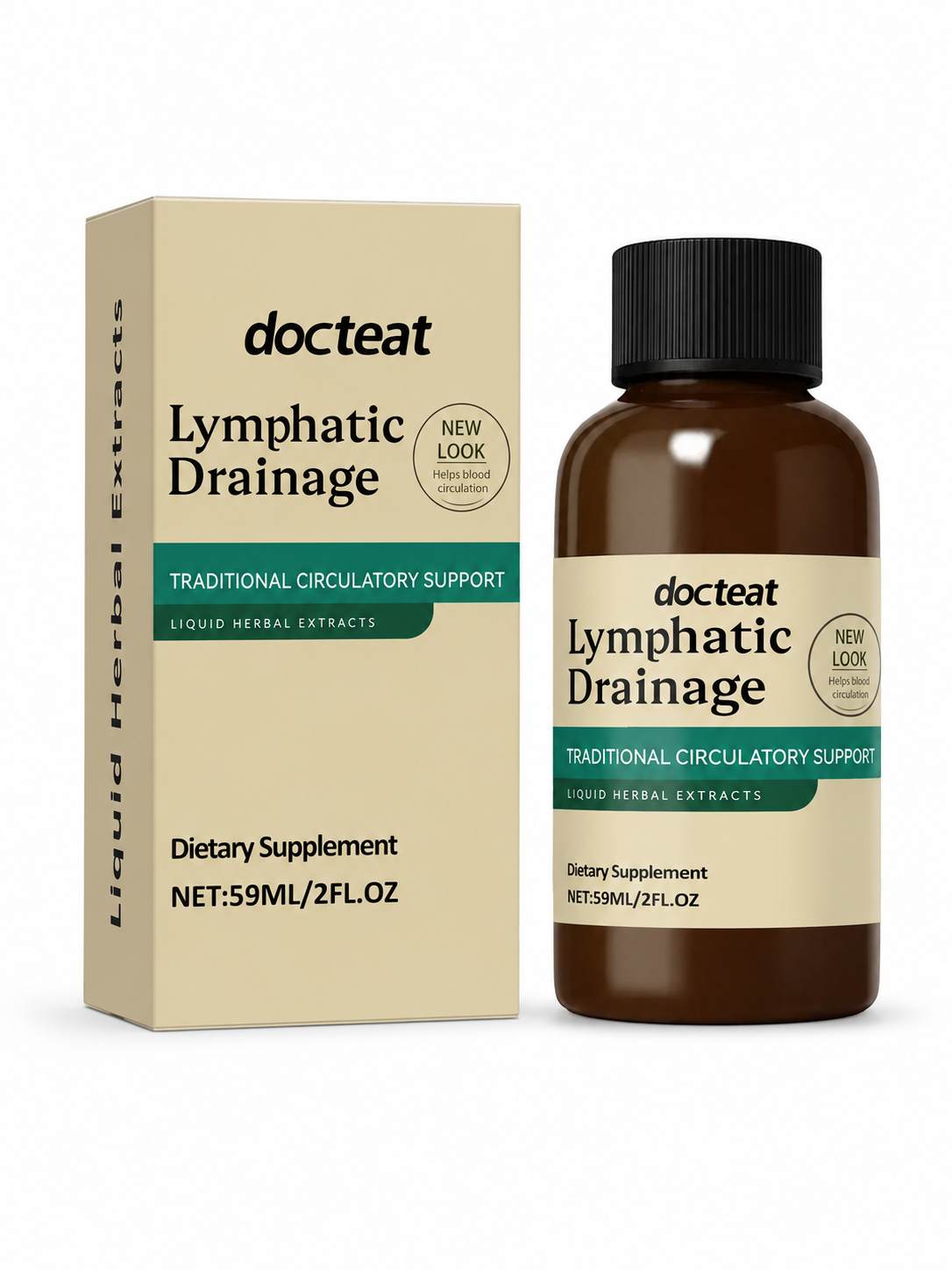 Docteat Lymphatic Drainage Herbal Supplement 59ml