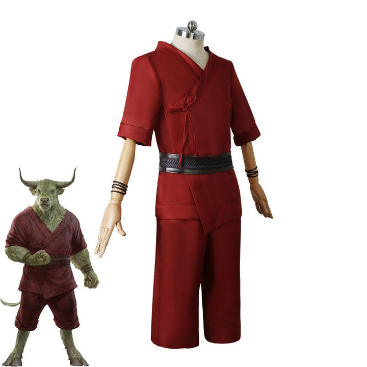 Doctor Strange Cosplay Costume With Layered Burgundy Style