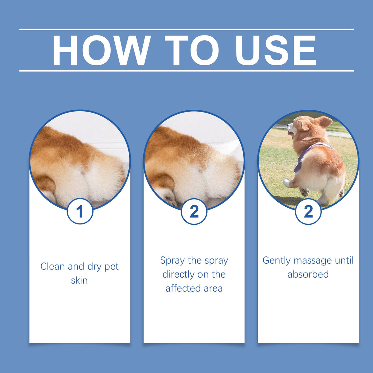 Dog Anal Gland Odor Spray for Fresh Daily Hygiene