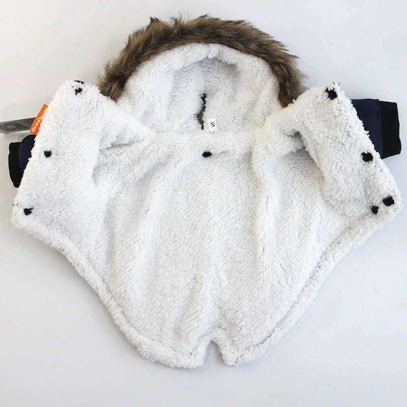 Dog Winter Coat With Hooded Warmth for Cold Walks