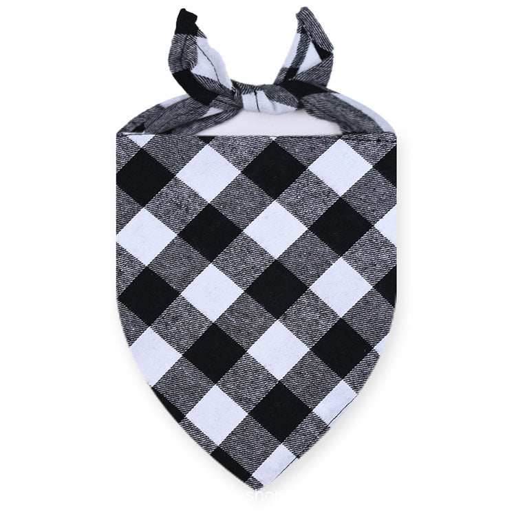 Dog Bandana Scarf – Photo-Ready Plaid Pet Accessory