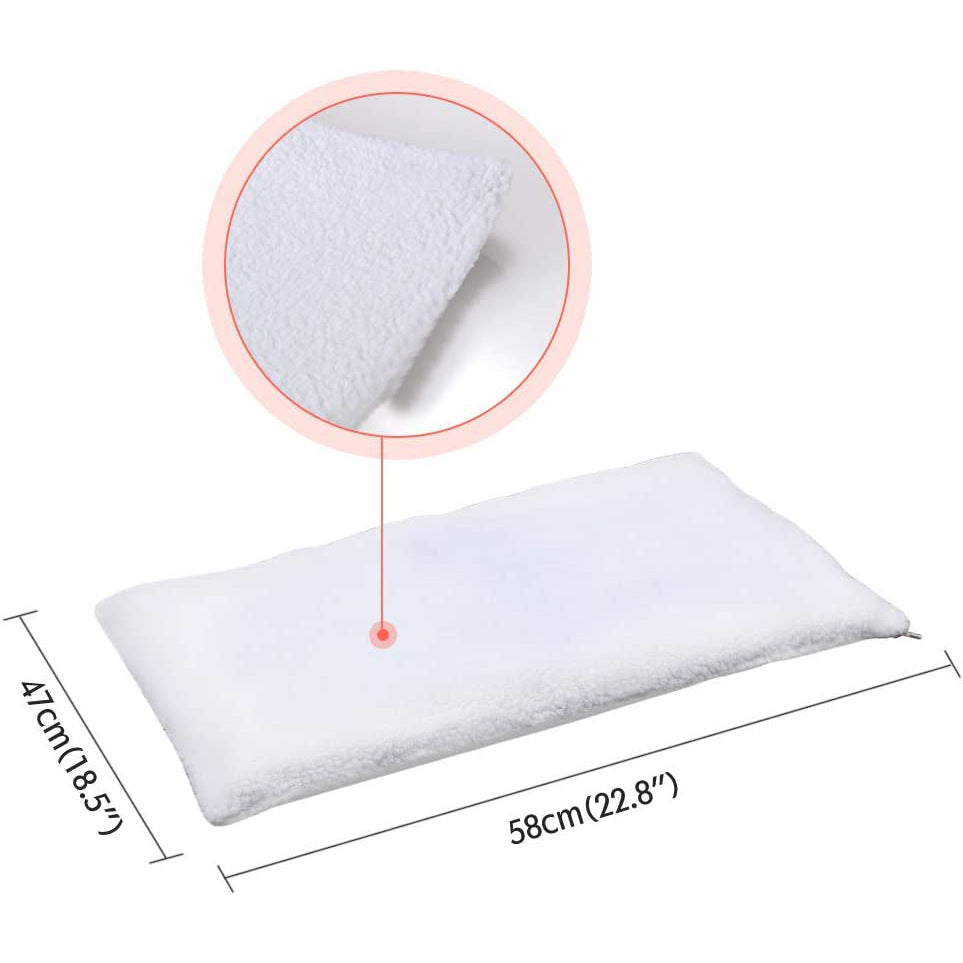 Self-Heating Pet Bed Mat for Cozy, Wire-Free Warmth