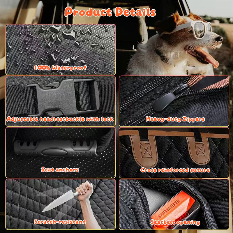 Dog Car Hammock Seat Cover for Waterproof Protection