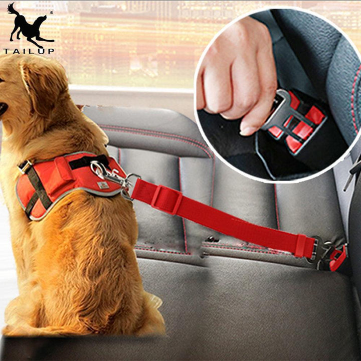 Dog Car Seat Belt Tether: Keep Your Pup Buckled In Safely