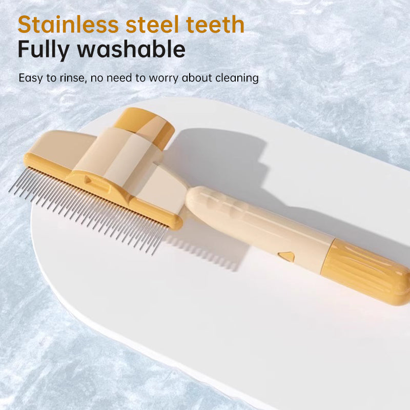 Self-Cleaning Dog & Cat Grooming Brush with Massage