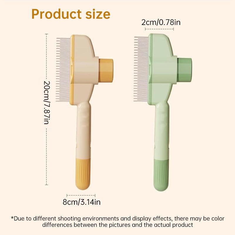 Self-Cleaning Dog & Cat Grooming Brush with Massage