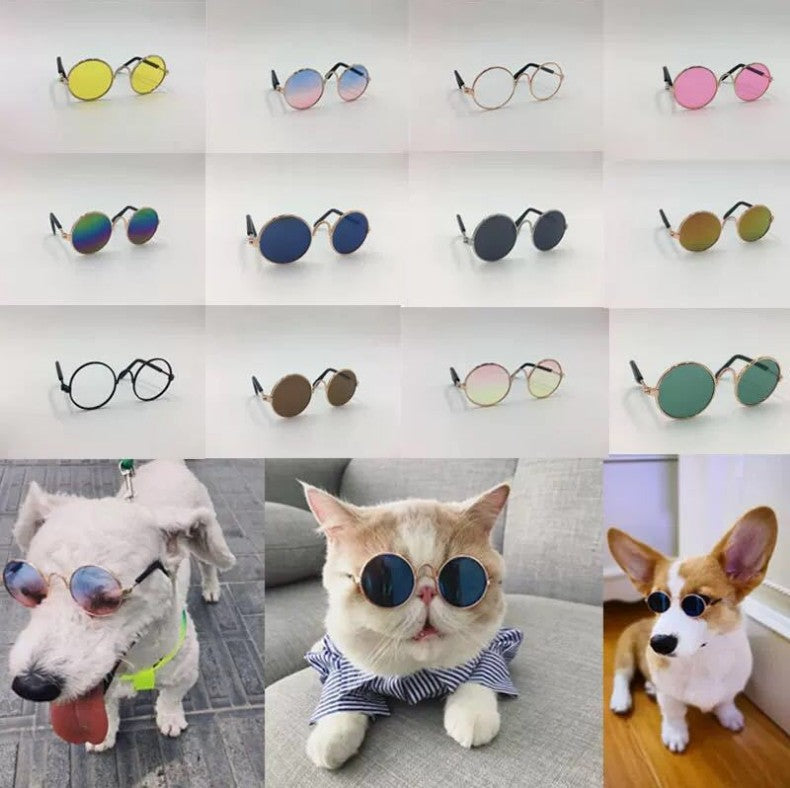 Pet Sunglasses for Dogs & Cats, Photo-Ready Fun Style