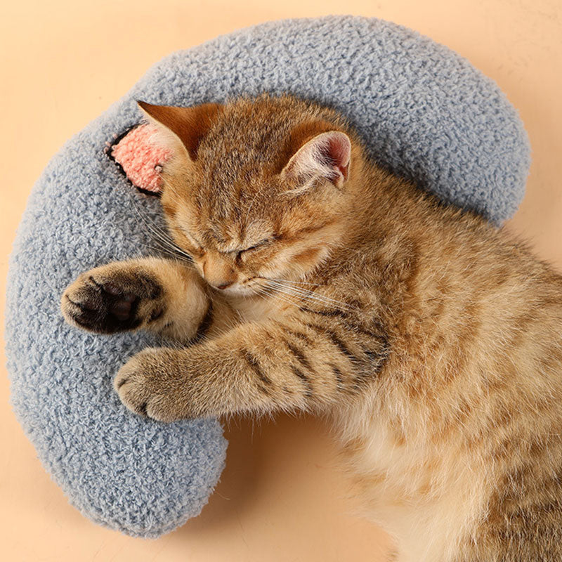 U-Shaped Pet Pillow for Cozy, Supported Daily Sleep