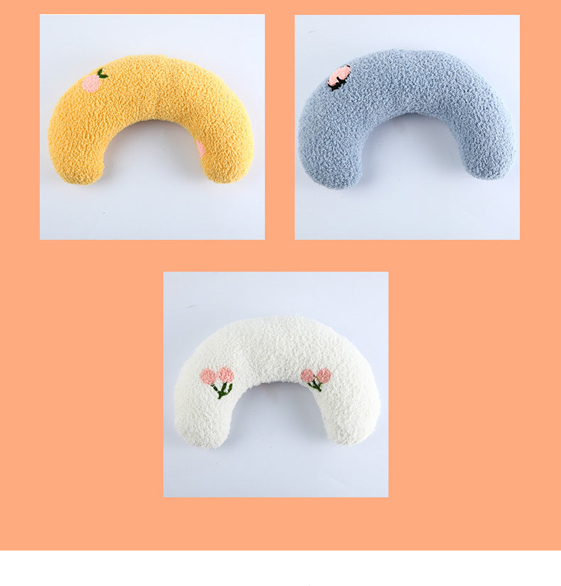 U-Shaped Pet Pillow for Cozy, Supported Daily Sleep